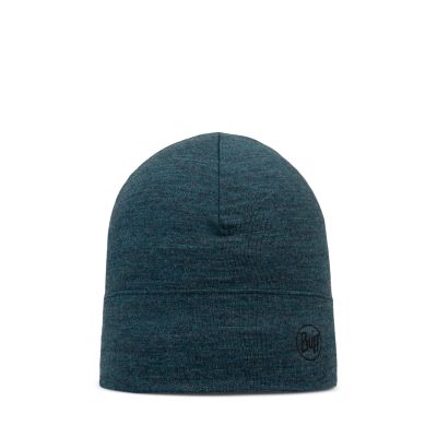 Buff Merino Midweight Beanie melange tourmaline 