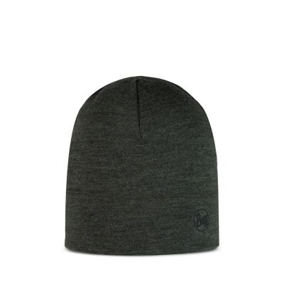 Buff Merino Midweight Beanie solid bark 