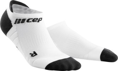Cep No Show Socks 3.0 white/dark grey dark grey 
