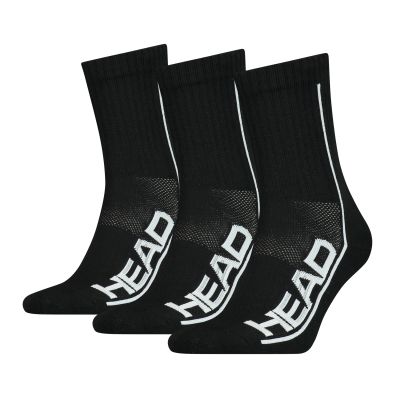 Head Performance Socks Tennis 3er-Pack black/white black/white 
