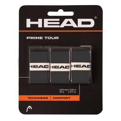 Head Prime Tour 3er Pack Overgrips black 