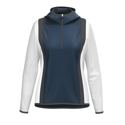Head W CLUB 25 Tech Hoodie navy/white white 