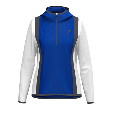 Head W CLUB 25 Tech Hoodie royal/white white 