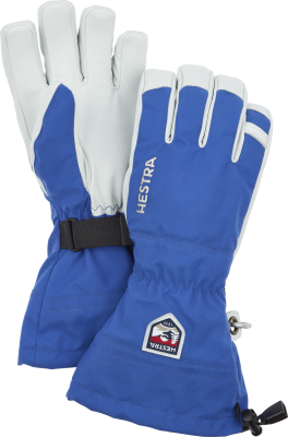 Hestra Army Leather Heli Ski 5-Finger royal blue 