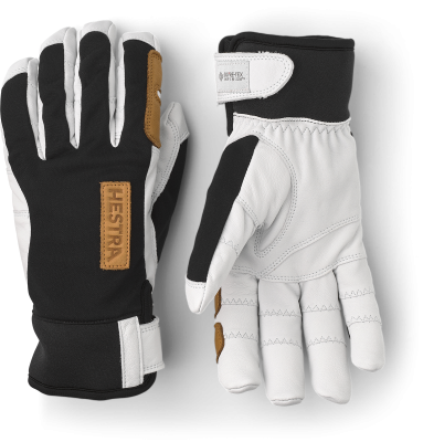 Hestra Ergo Grip Active Wool Terry 5-Finger black/offwhite black 