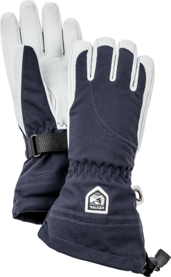 Hestra W Army Leather Heli Ski 5-Finger navy/offwhite navy/of 