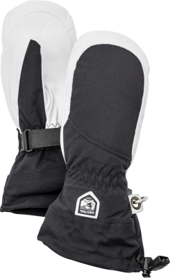 Hestra W Heli Ski Mitt black/offwhite 
