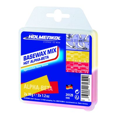 Holmenkol Basewax Mix Hot Alpha Beta 2x35g 