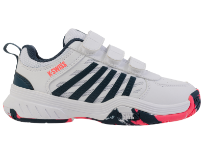 K-Swiss JR Court Express 2 Strap white/neonblaze Blaze 