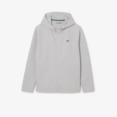Lacoste Interlock Track Jacket chine grey 