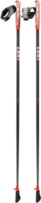 Leki Flash Carbon Nordic Walking Stöcke anthracite/white/neon red anthra 