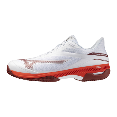 Mizuno Wave Exceed Court CC fiery red/white/sun dried toma 