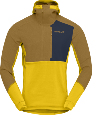 Norrona Lofoten Thermal Pro Hood sulphur/camelflag sulphur 