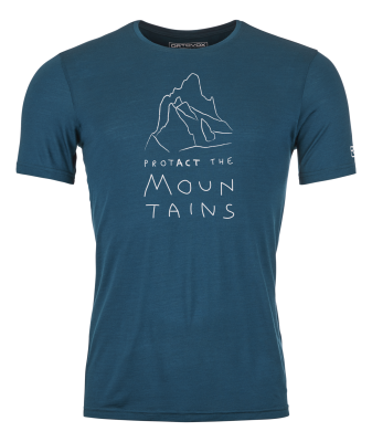 Ortovox 150 Cool MTN Protector T-Shirt petrol blue petrol blue 