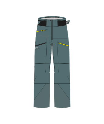 Ortovox 3L Deep Shell Pants arctic gray 