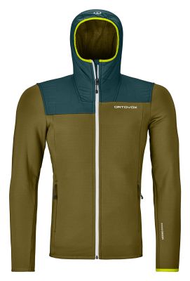 Ortovox Fleece Plus Hoodie green moss Fleece 