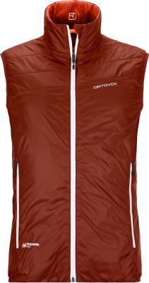 Ortovox Swisswool Piz Cartas Vest clay orange orange 