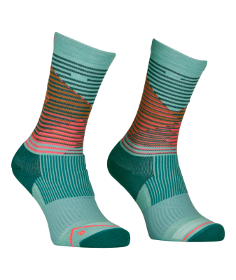 Ortovox W Almountain Mid Socks ice waterfall 