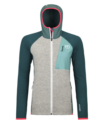 Ortovox W Fleece GP Classic Knit Hoody arctic grey Fleece 