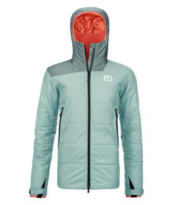 Ortovox W Swisswool Zinal Jacket ice waterfall 