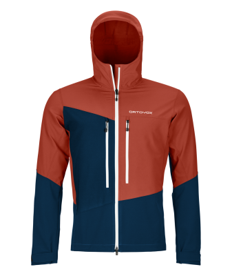 Ortovox Westalpen Softshell Jacket clay orange orange 