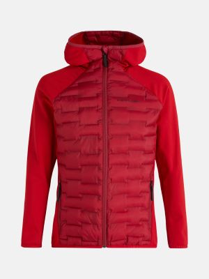 Peak Performance Argon Hybrid Hood Jacket rogue red red 