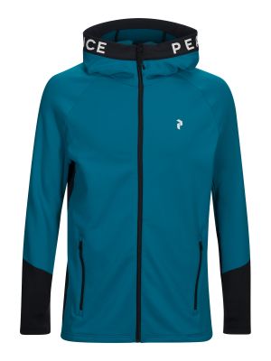 Peak Performance Rider Zip Hood deep aqua aqua 