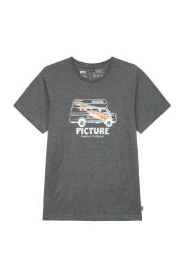 Picture Custom Van Tee dark grey melange dark grey 