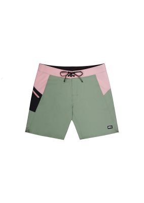 ""Picture Journy 19 Boardshort green spray"""""" green spray 
