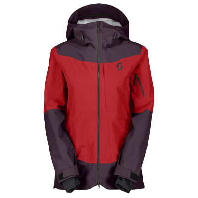 Scott W Vertic 3L Ripstop Jacket rich purple/power red purple 