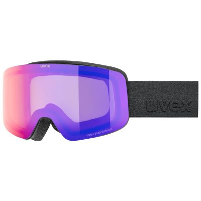 Uvex JR pwdr FM black matt dl/mirror ruby 