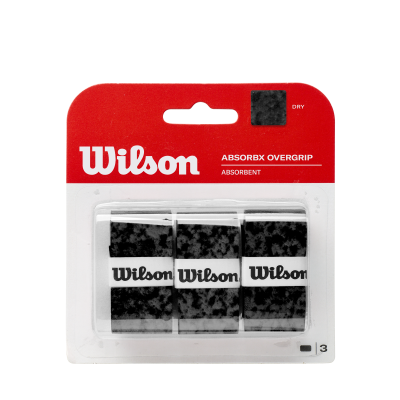 Wilson AbsorbX Overgrip 3er Pack black 