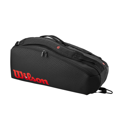 Wilson Clash V3 6er Schlägertasche black/infrared 