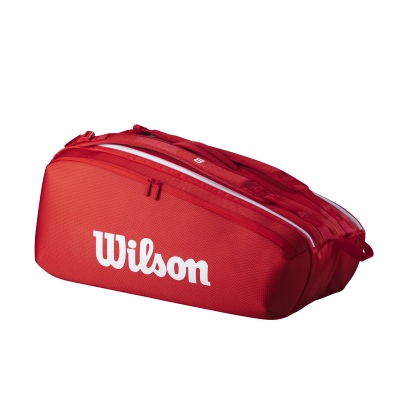 Wilson Super Tour 2025 9er Schlägertasche wilson red 