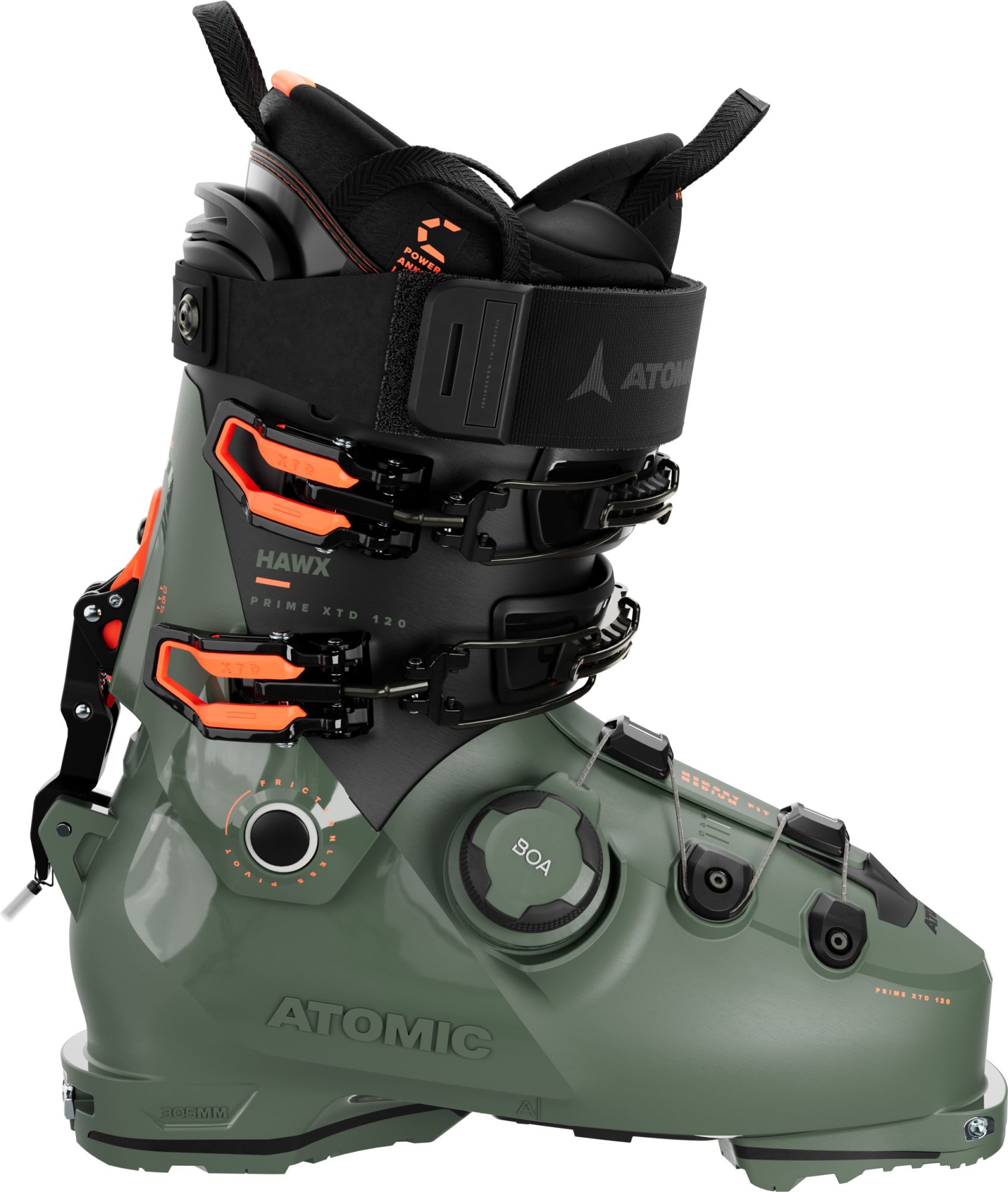 Atomic Hawx Prime XTD 120 BOA army green/orange 2