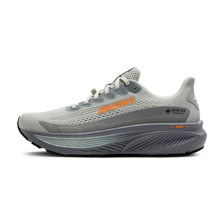 Brooks Ghost 17 GTX smoke/primer grey/orange 2