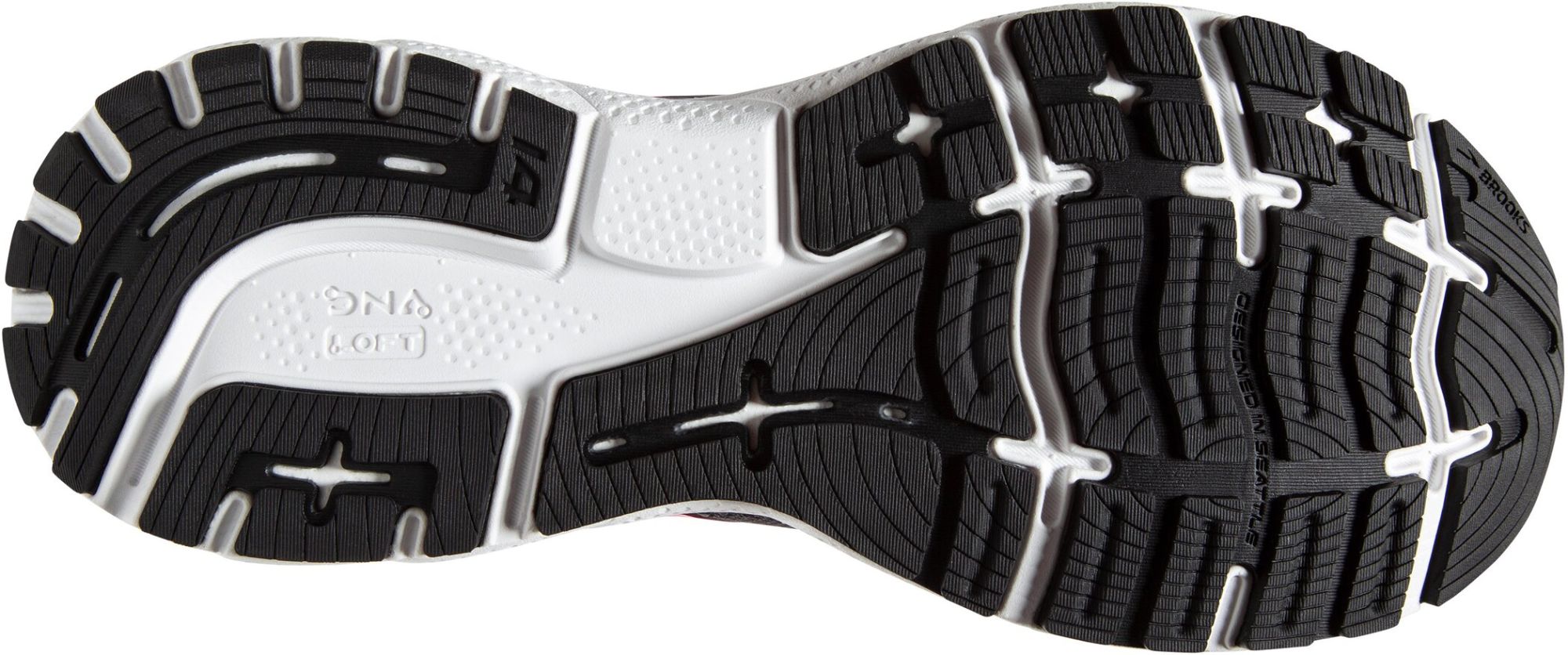 Brooks W Ghost 14 pearl/black/pink black 2
