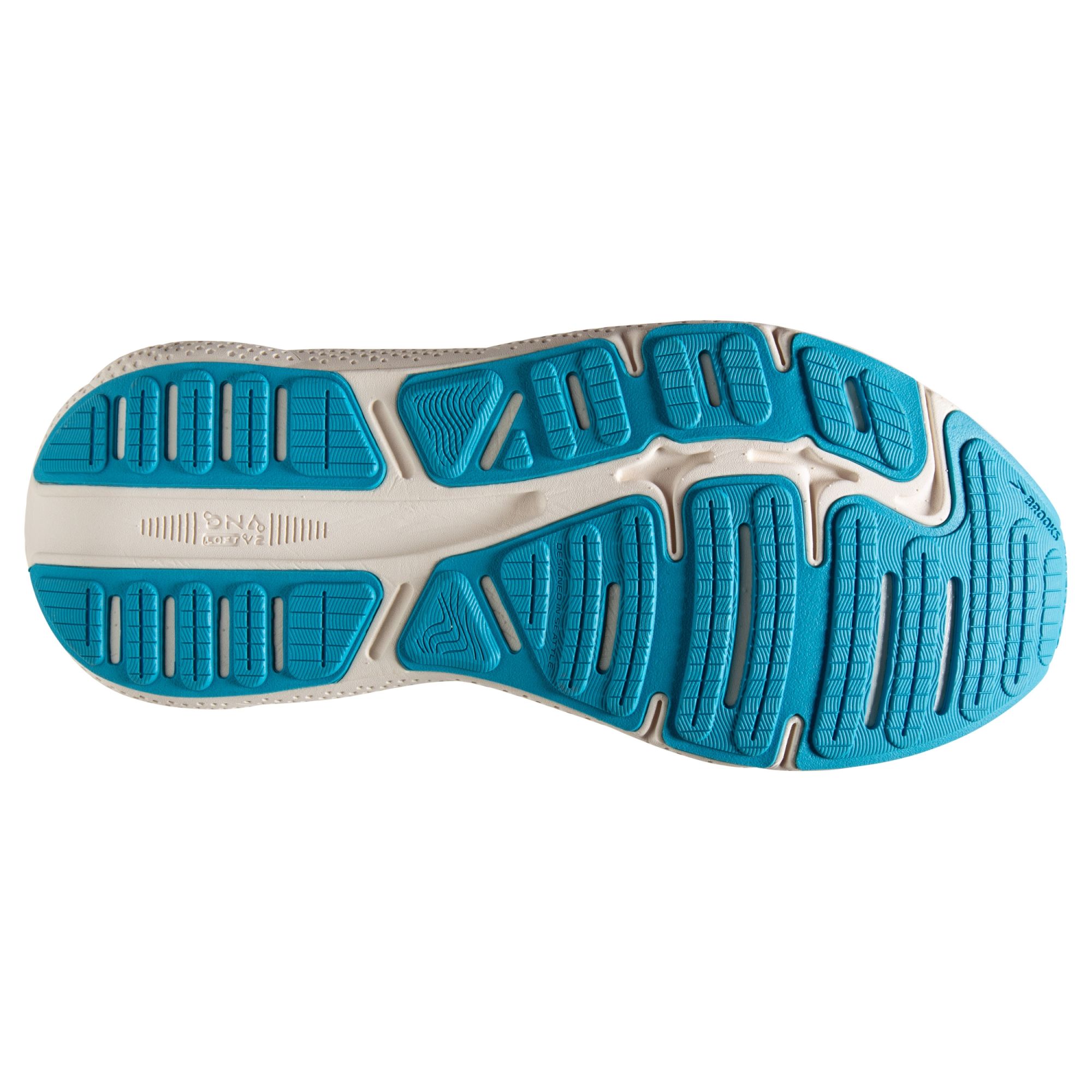 Brooks W Ghost Max papaya/apricot/blue apricot 2