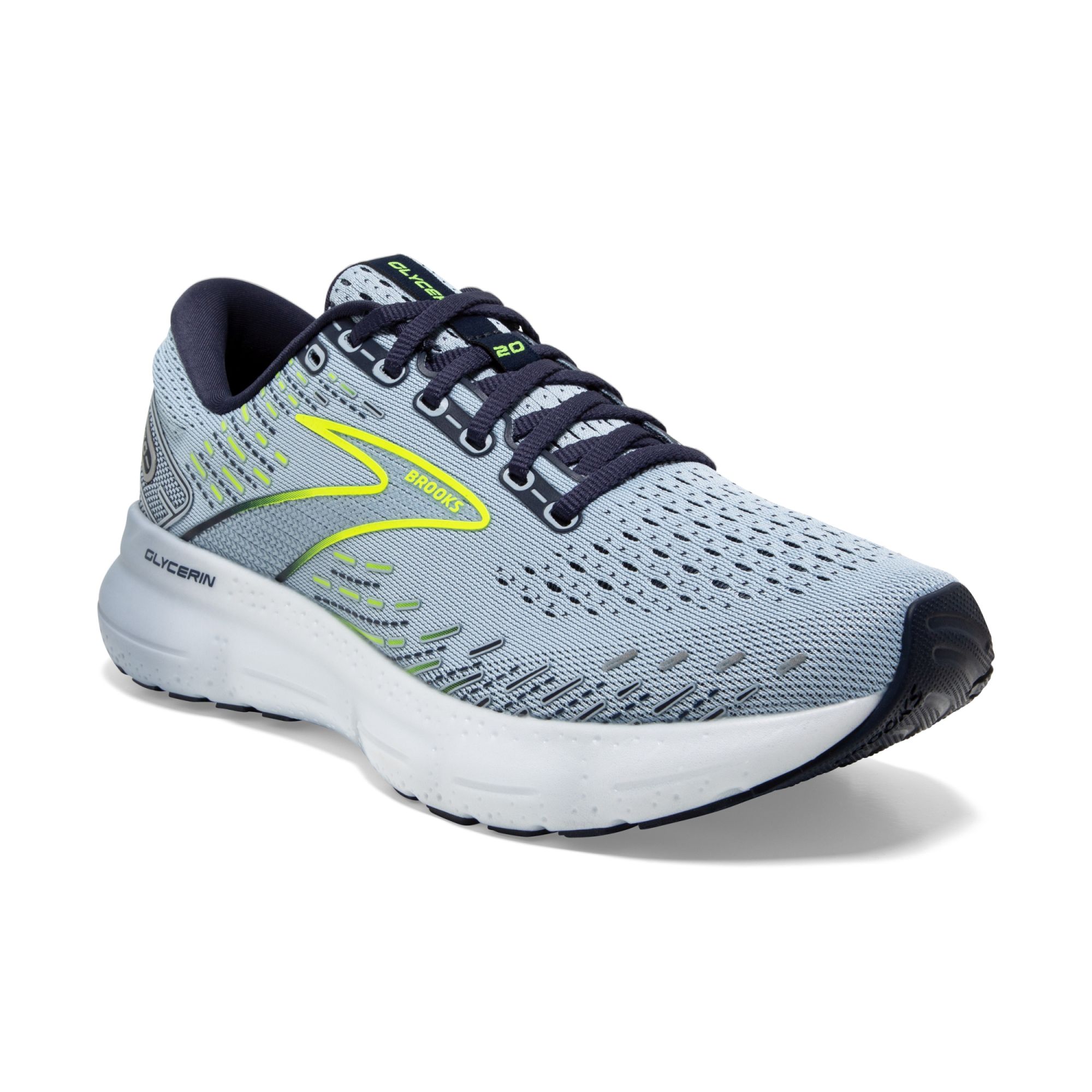Brooks W Glycerin 20 light blue/peacoat/nightlife light blue 2