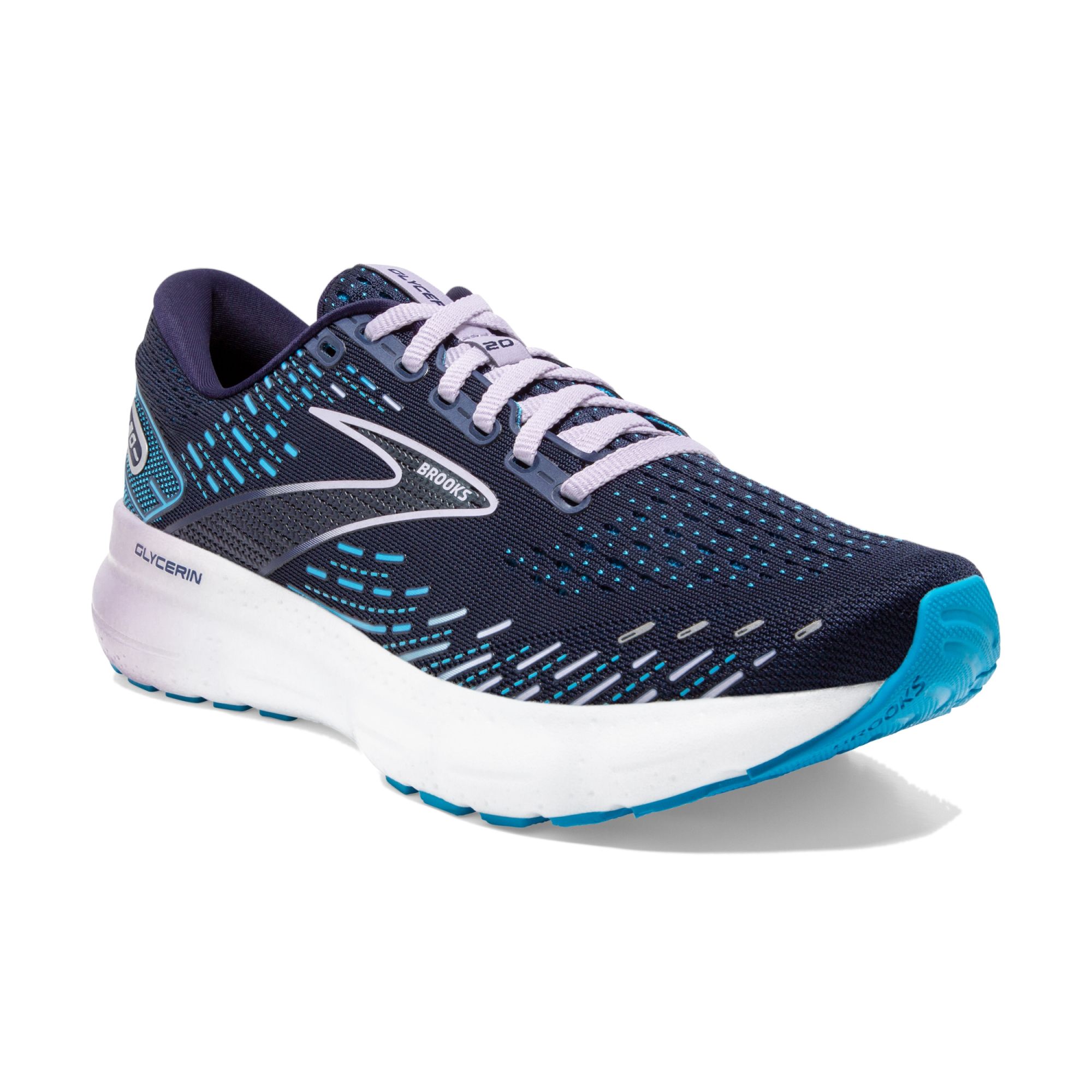 Brooks W Glycerin 20 peacoat/ocean/pastel lilac lilac 2
