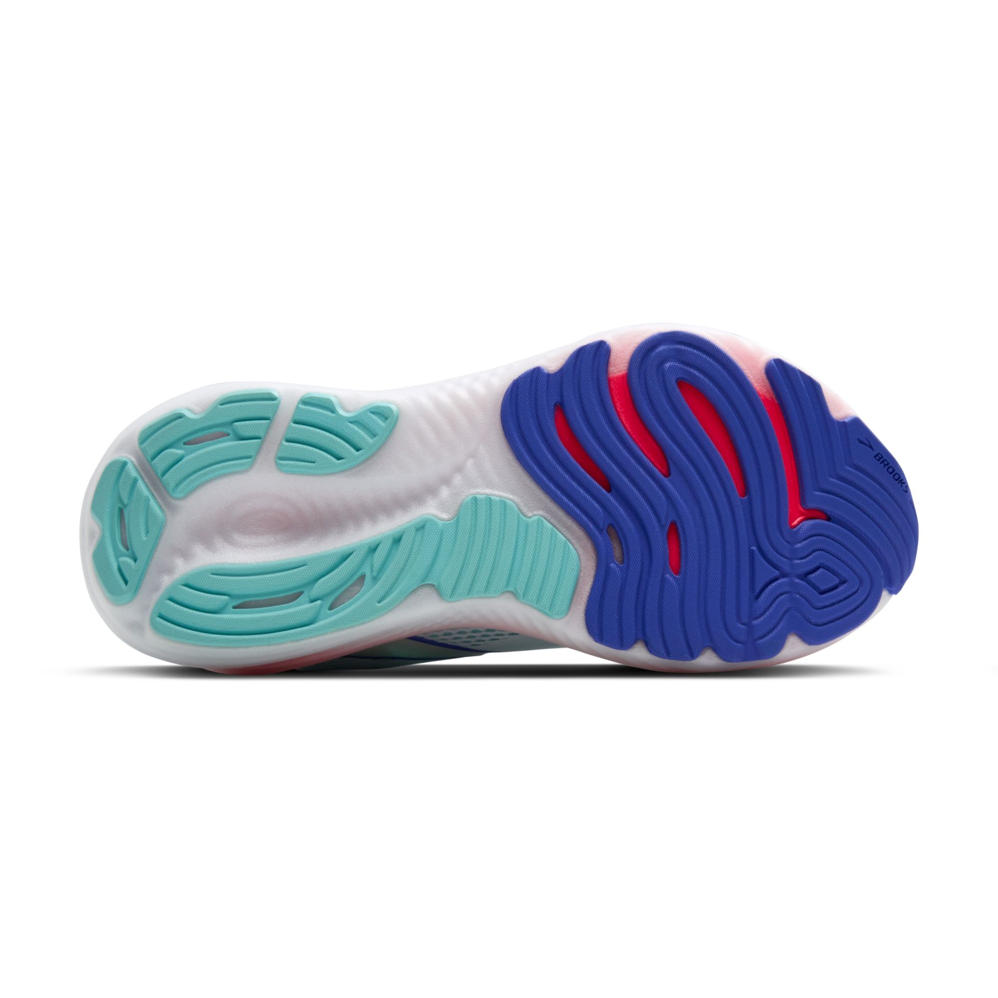Brooks W Glycerin 22 white/limpet shell/amparo blue white 2