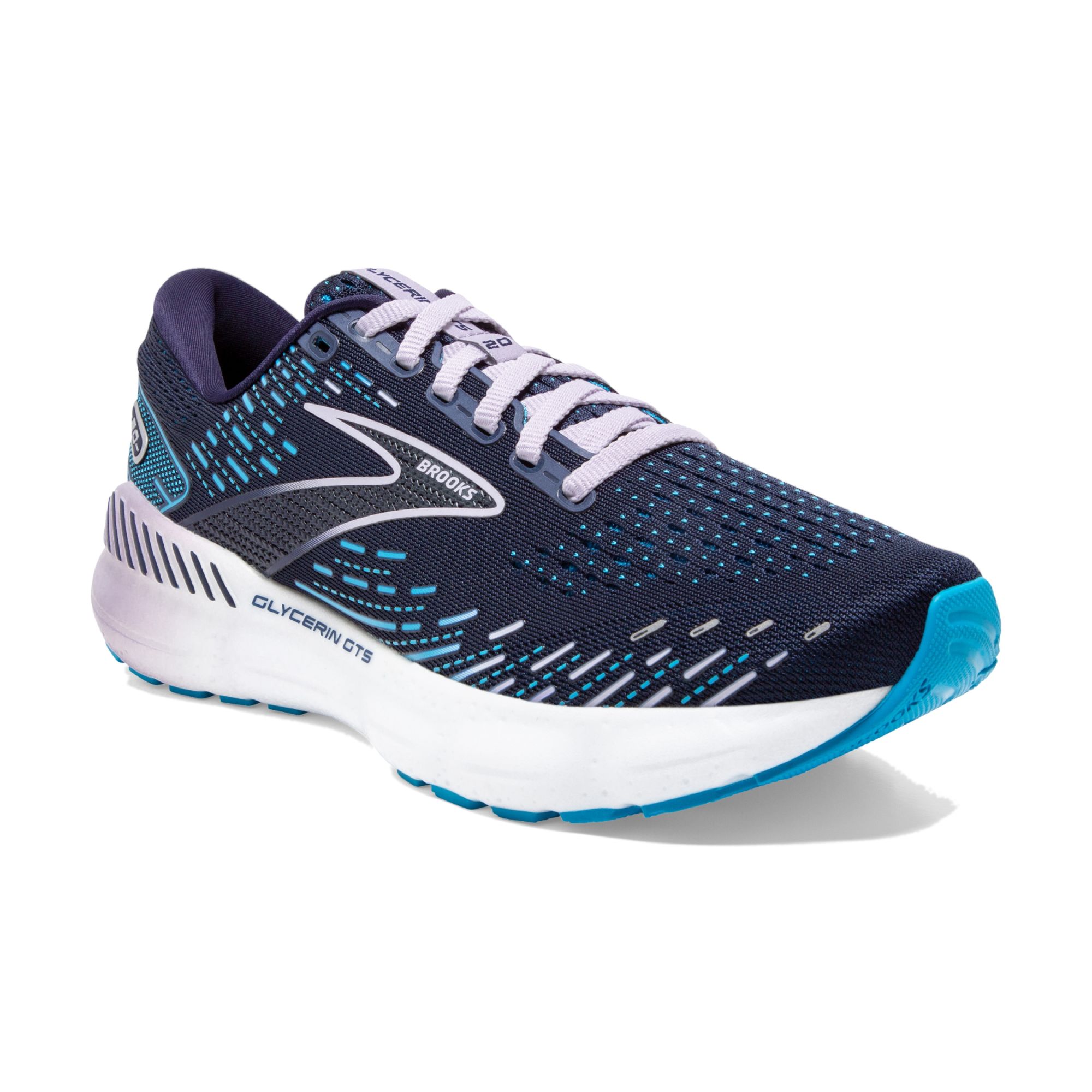 Brooks W Glycerin GTS 20 peacoat/ocean/pastel lilac lilac 2