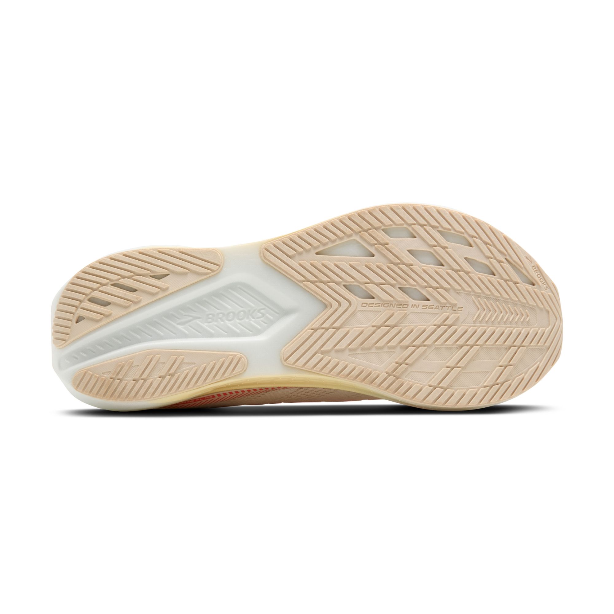 Brooks W Hyperion GTS 2 white/peach/coral coral 2