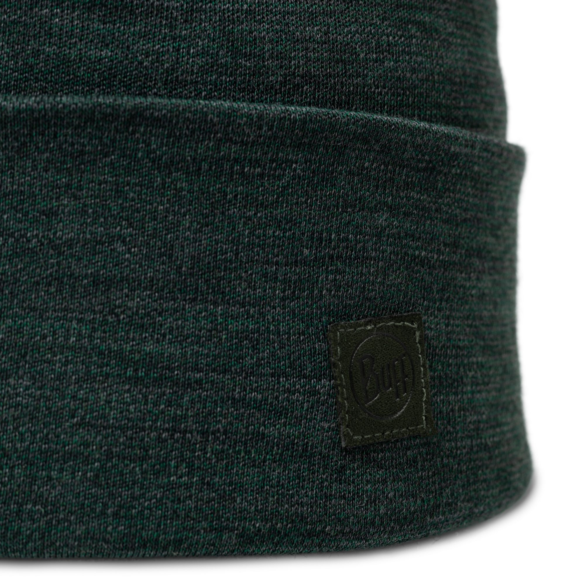 Buff Merino Heavyweight Beanie solid forest 2