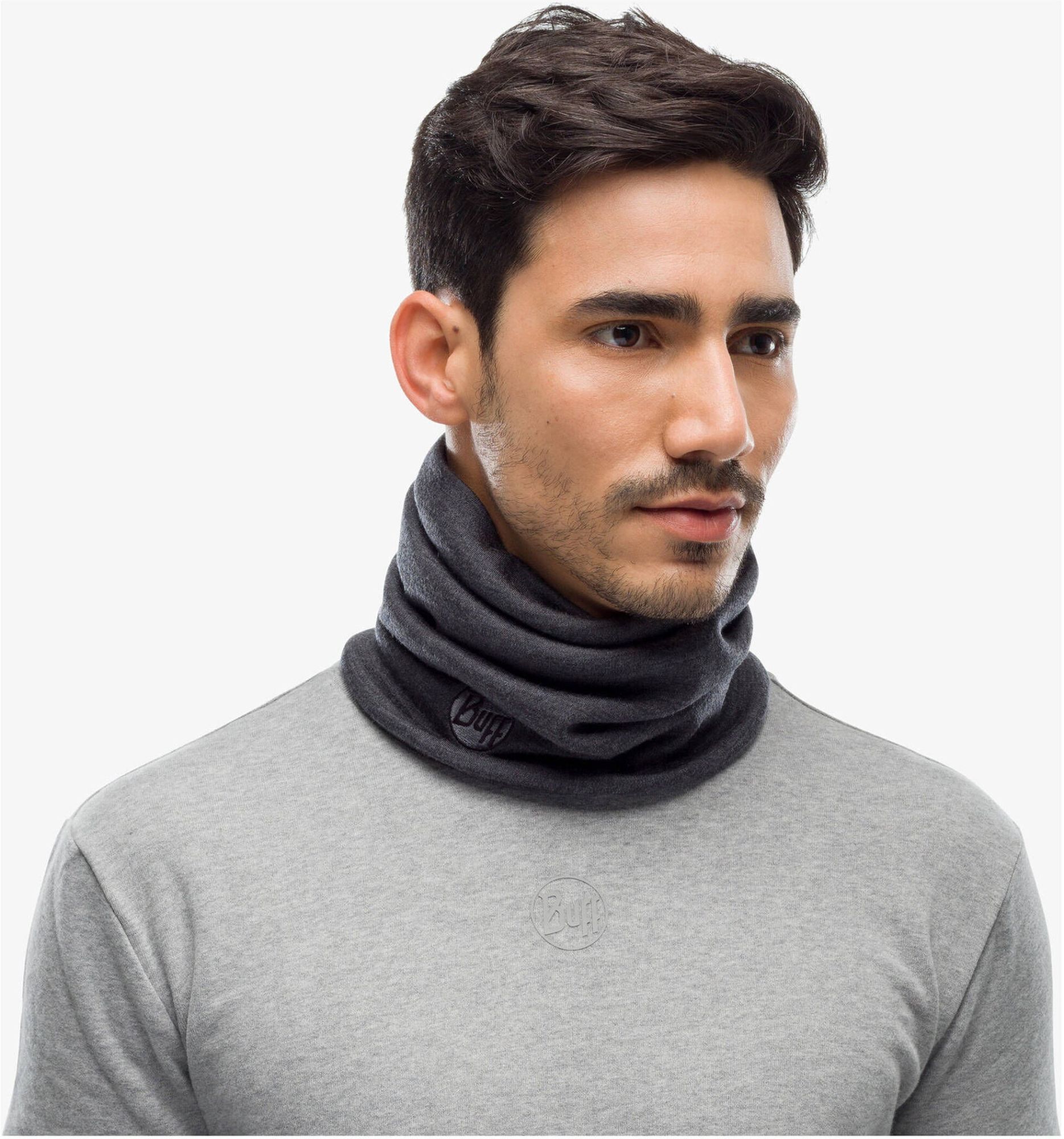 Buff Merino Heavyweight Multifunktionstuch grey 2