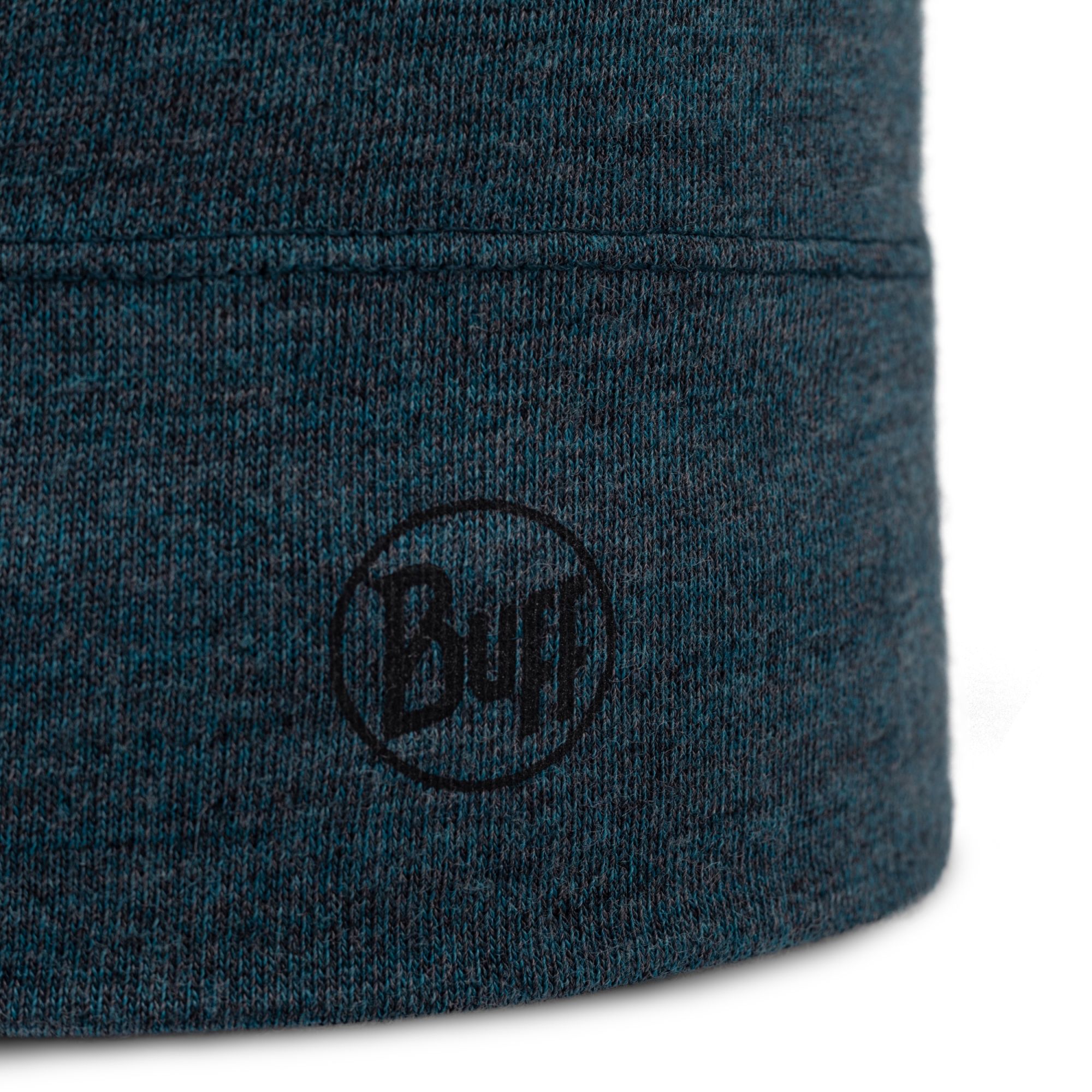 Buff Merino Midweight Beanie melange tourmaline 2