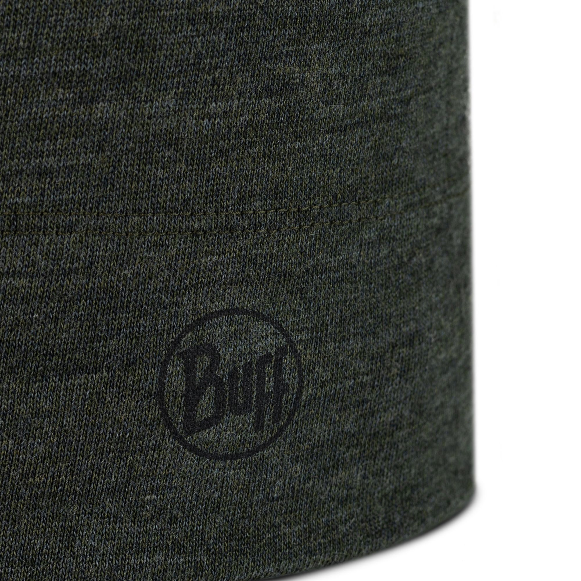 Buff Merino Midweight Beanie solid bark 2