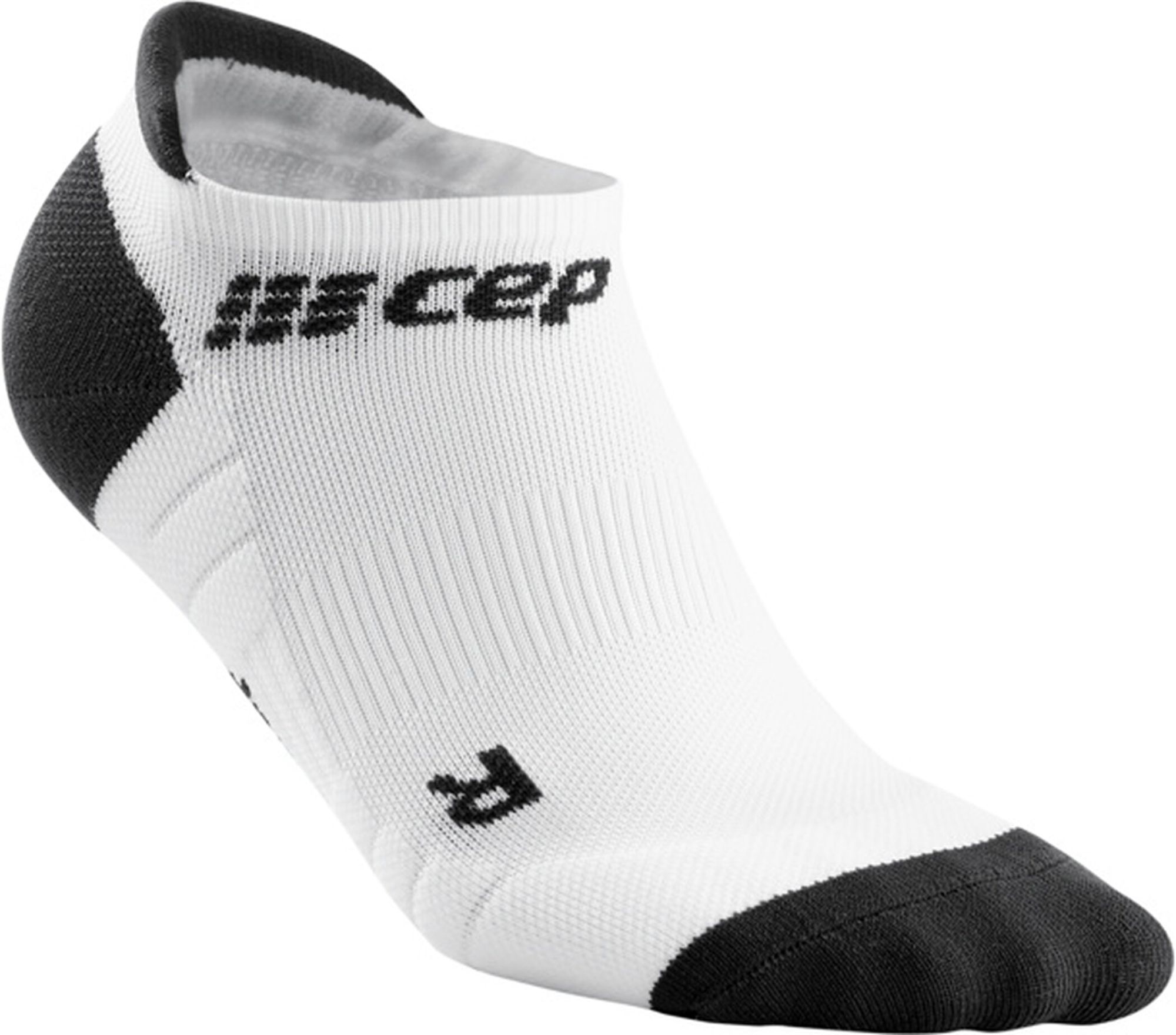 Cep No Show Socks 3.0 white/dark grey dark grey 2