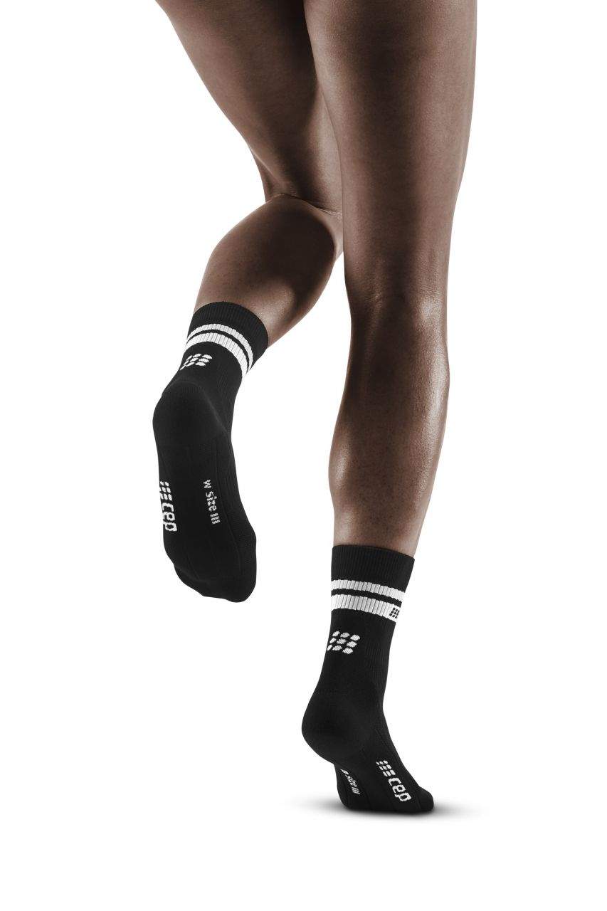 Cep W 80`s Compression Mid Cut black/white black/white 2