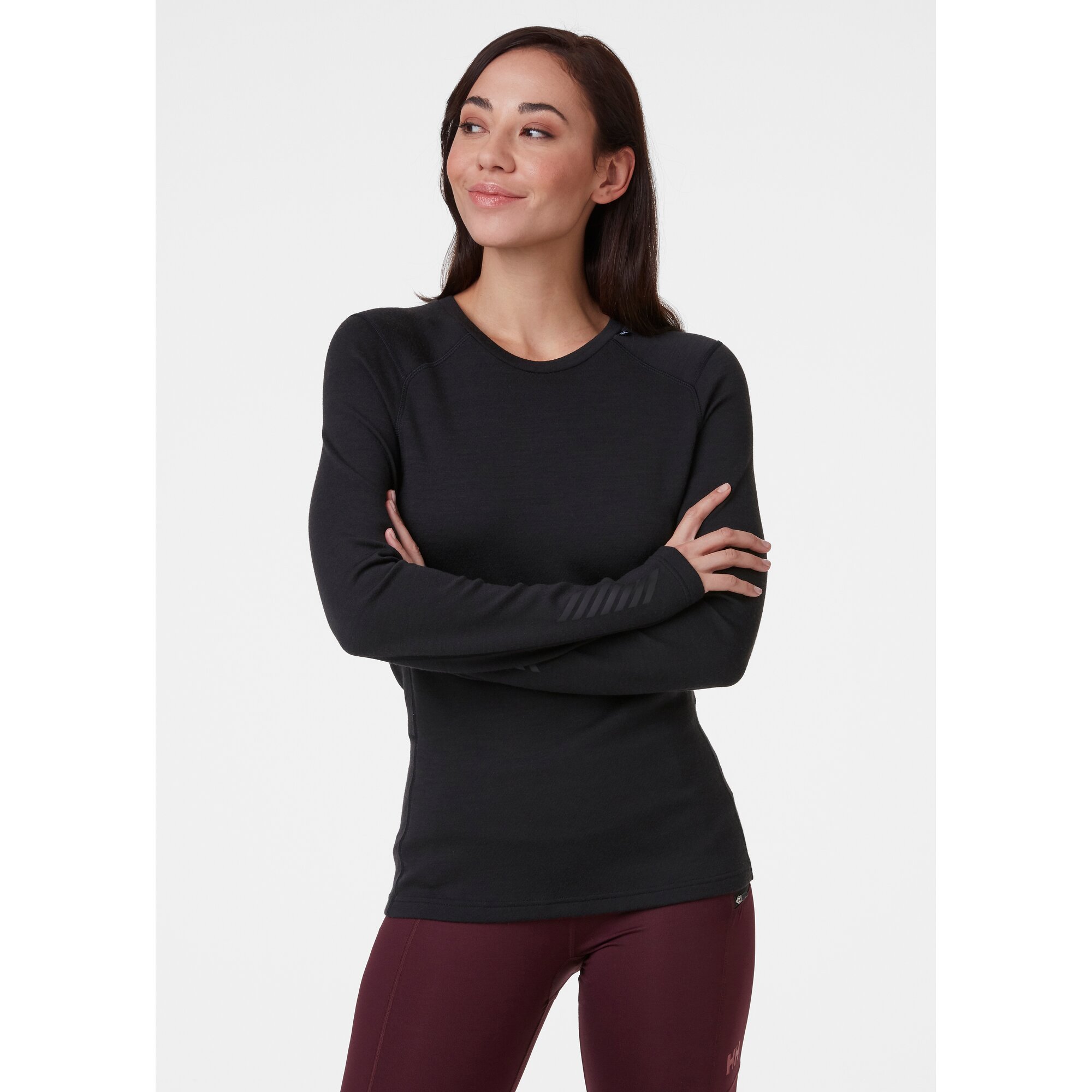 Helly Hansen W Lifa Merino Midweight Crew black black 2